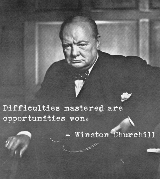 mastered difficulties - churchill - sparrow soirees