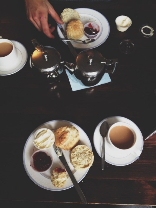 scones and coffee