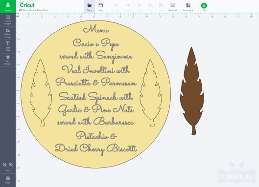 Floral-Woodland-menu-cricutdesignspacestar-sparrowsoirees